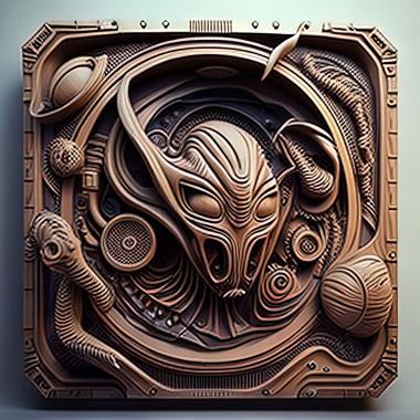 3D model st alien technology (STL)